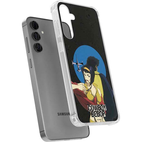 Cowboy Bebop Faye And Spike Galaxy S24 Plus Clear Case